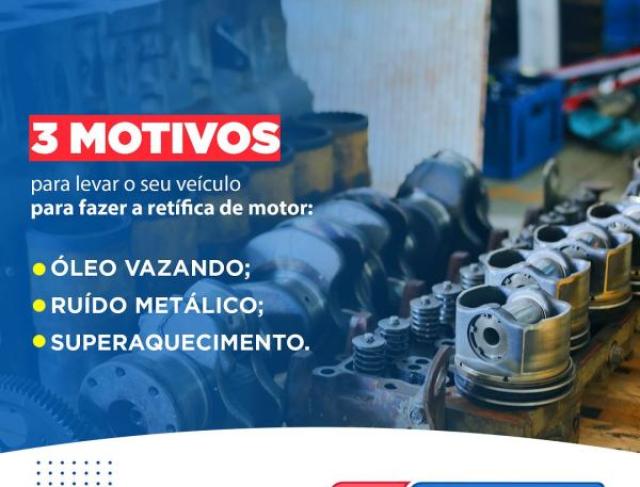 3 Motivos para levar o seu veículo para fazer a retífica de motor